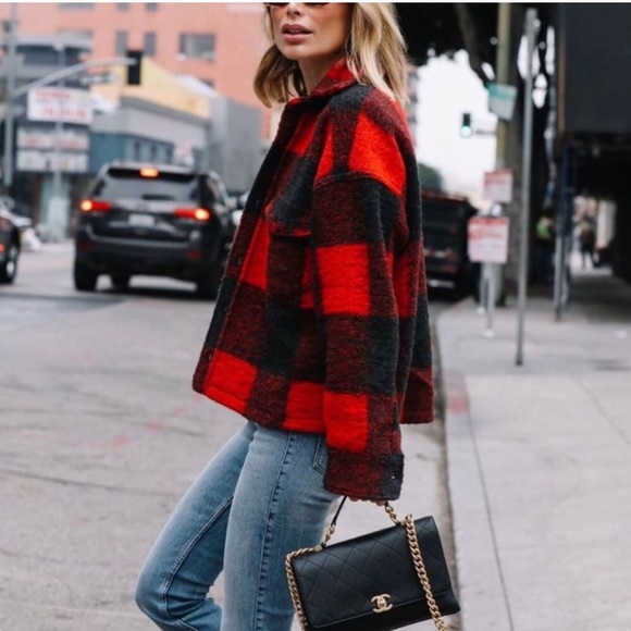 Anine Bing Jackets & Blazers - Anine bing Bobbi plaid flannel jacket